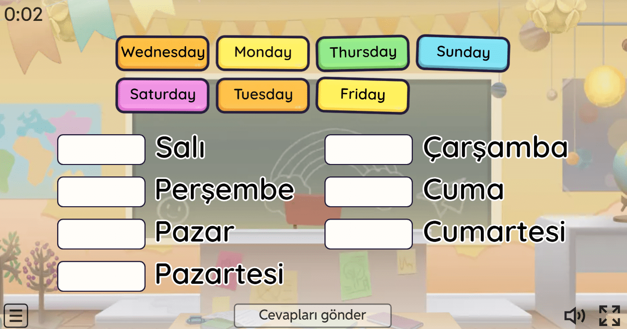 Yeni Müfredat - 5.2 Days of the Week 1